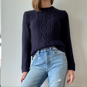 Steven Alan Cable Knit Boyfriend Sweater
